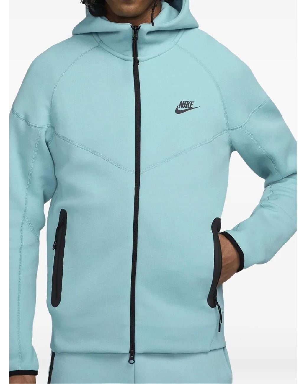 Nike Green Tech Fleece Zip-Up Hoodie for men