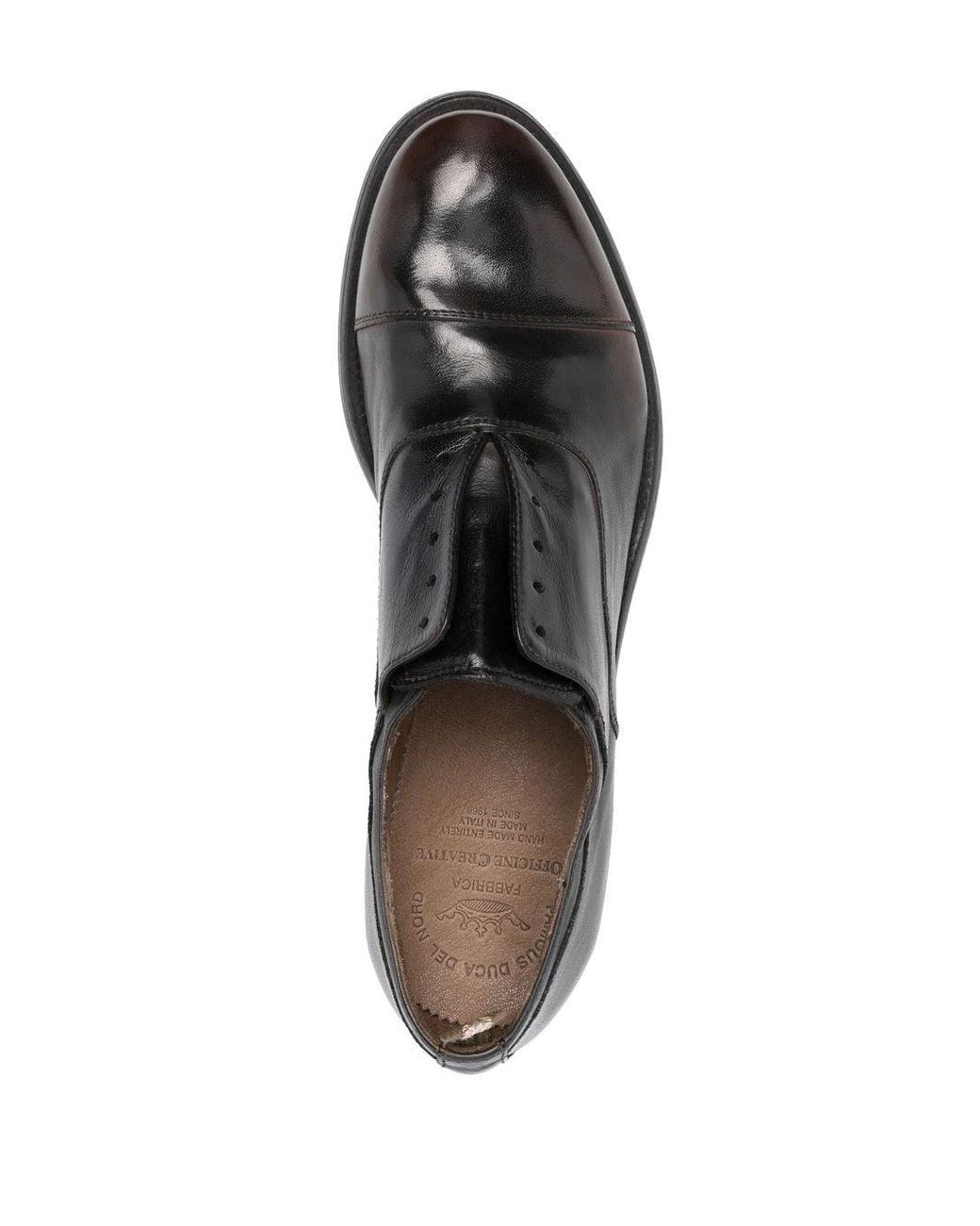 Homme Chaussures Chaussures  à lacets Chaussures derby Derbies classiques Cuir Officine Creative pour homme en coloris Noir 