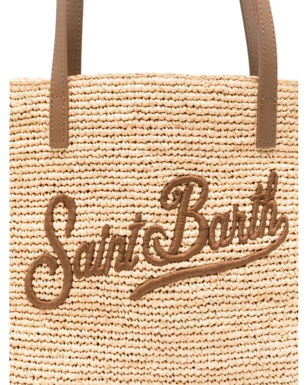 Mc2 Saint Barth Natural Raffia Shoulder Bag