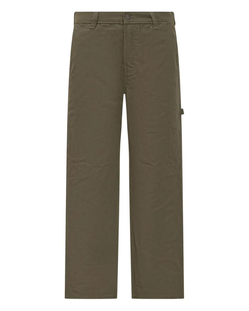Dickies Green Canvas Carpenter Trousers for men