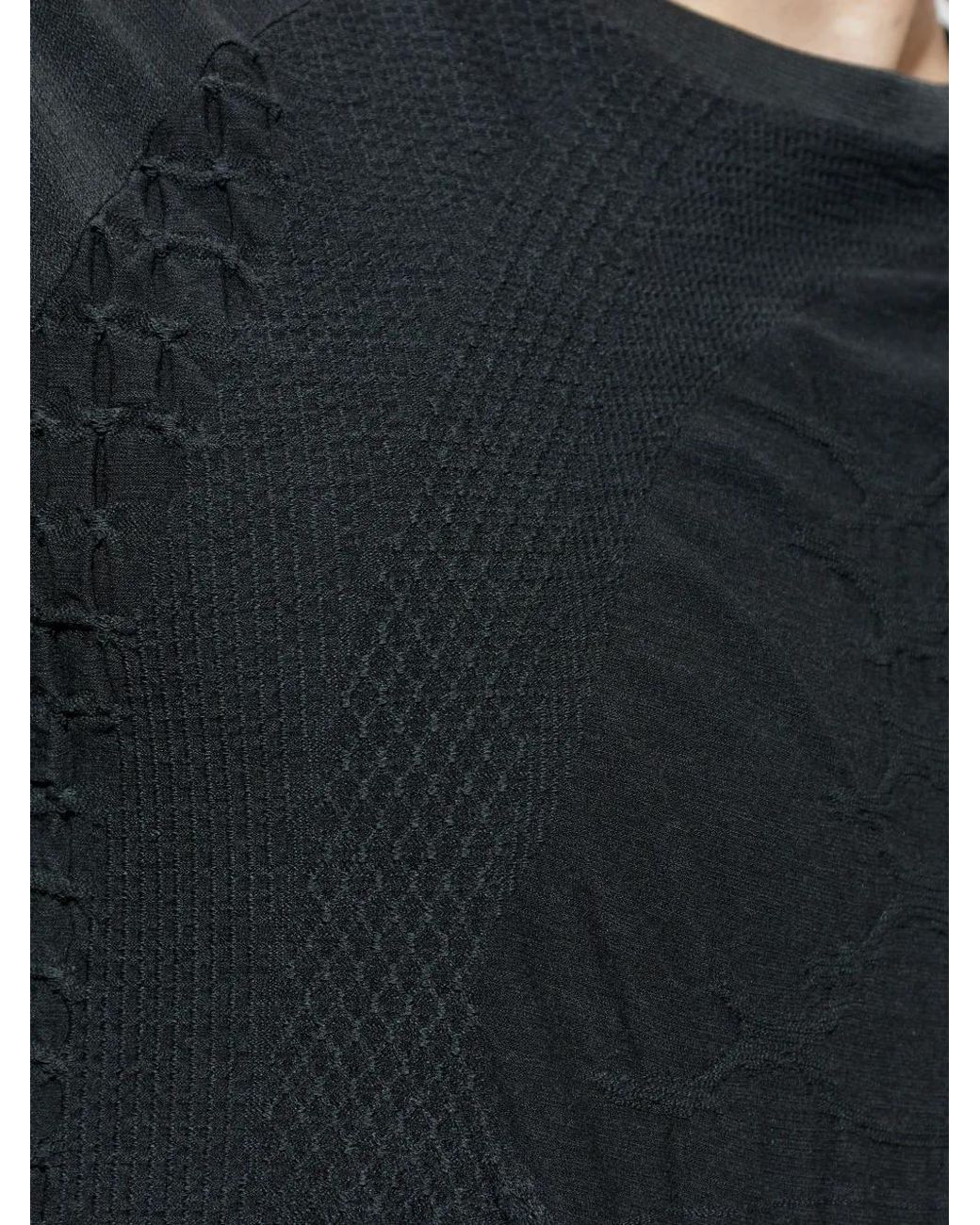 Roa Blue Ruched Long-Sleeved Jumper for men