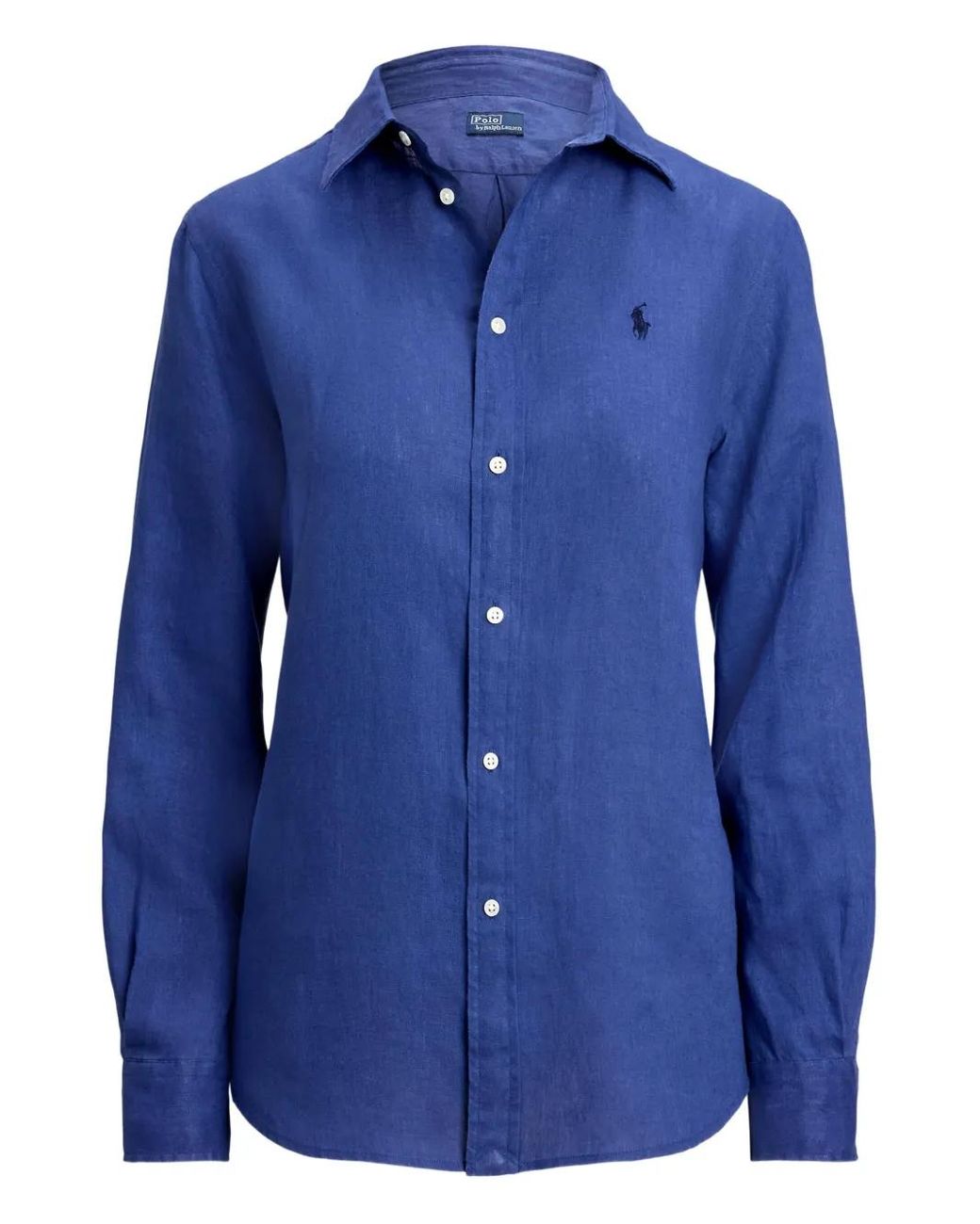 Polo Ralph Lauren Button-Up Blouse in het Blue