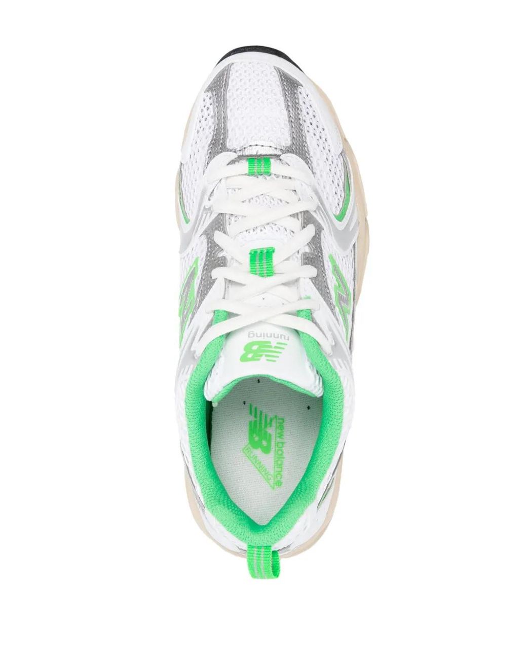 New Balance White '530' Sneakers