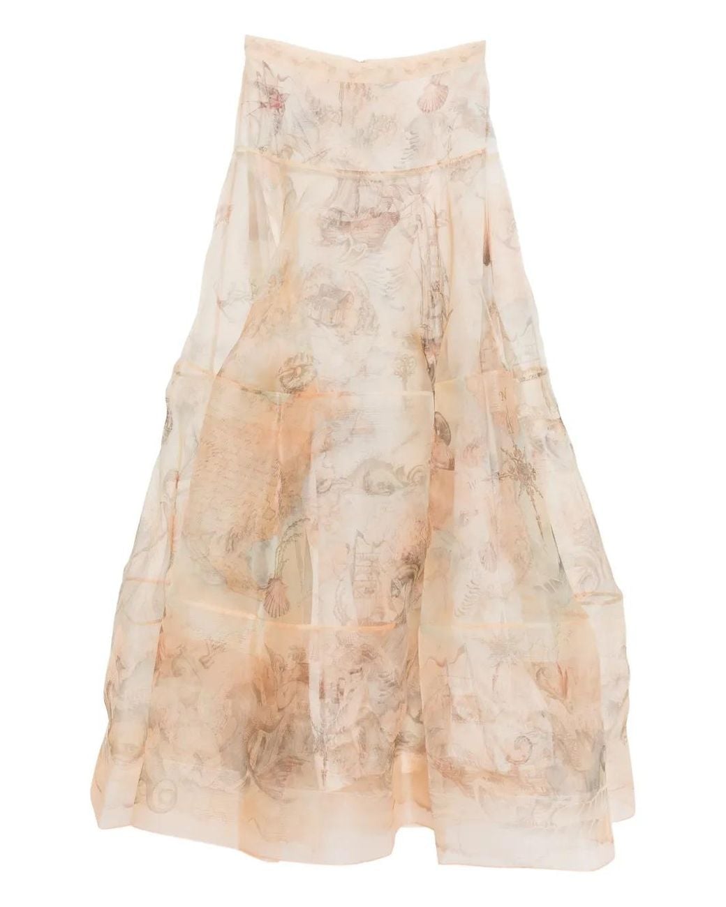 Zimmermann Natural Rebellion Lantern Maxi Skirt