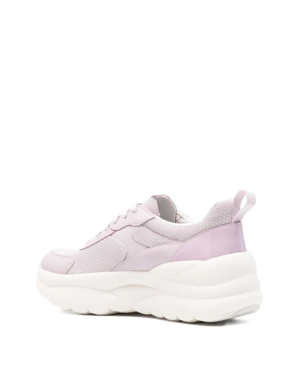 Geox White Xtors Mesh-Panel Sneakers