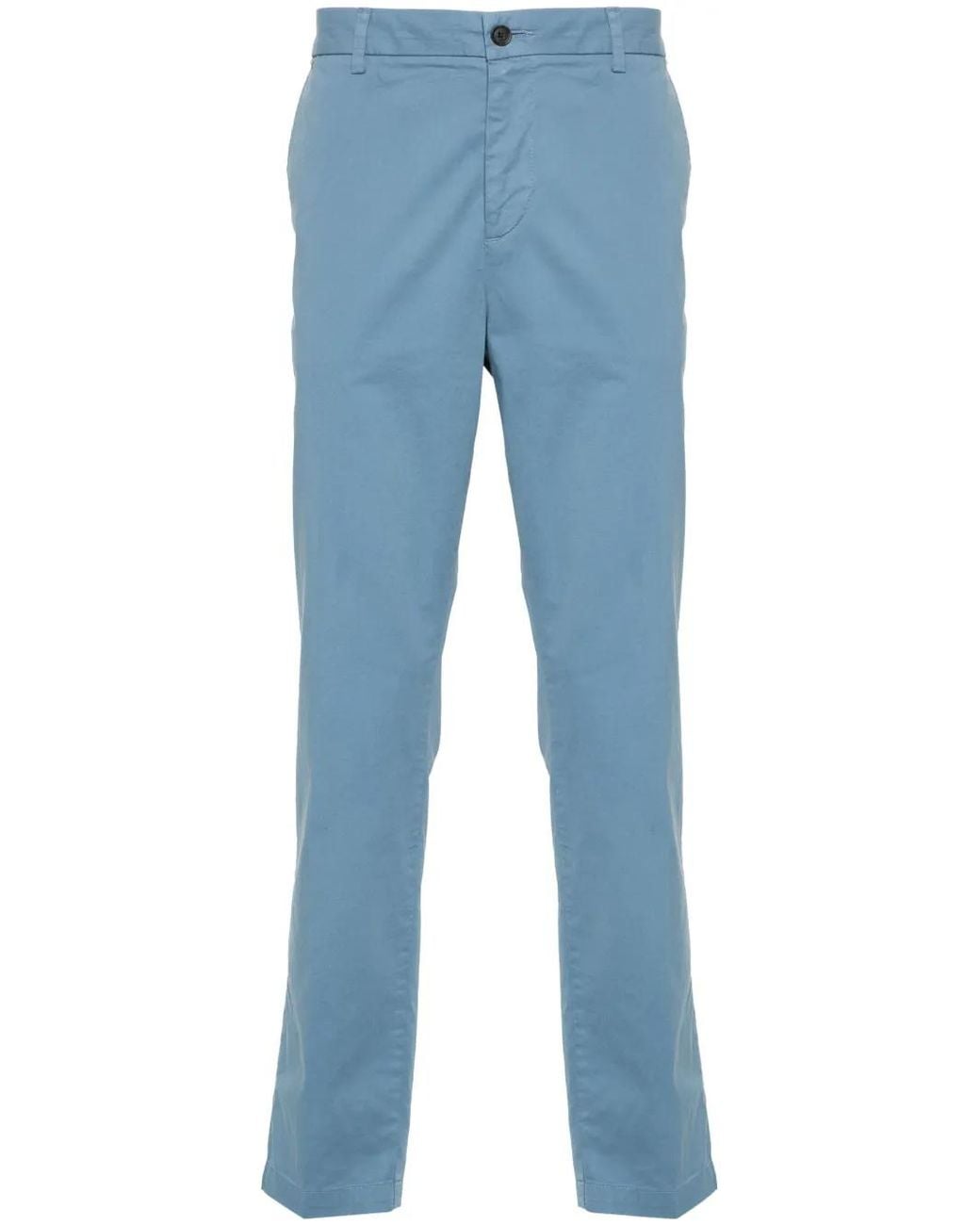 Boss Blue Slim-Cut Chino Trousers for men