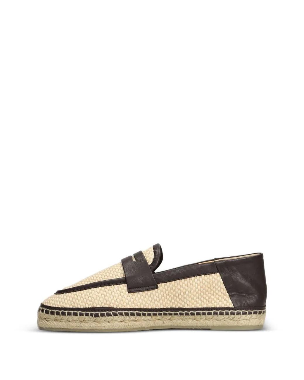 Castaner White Espadrilles Norris Tressées À Finitions En Cuir for men