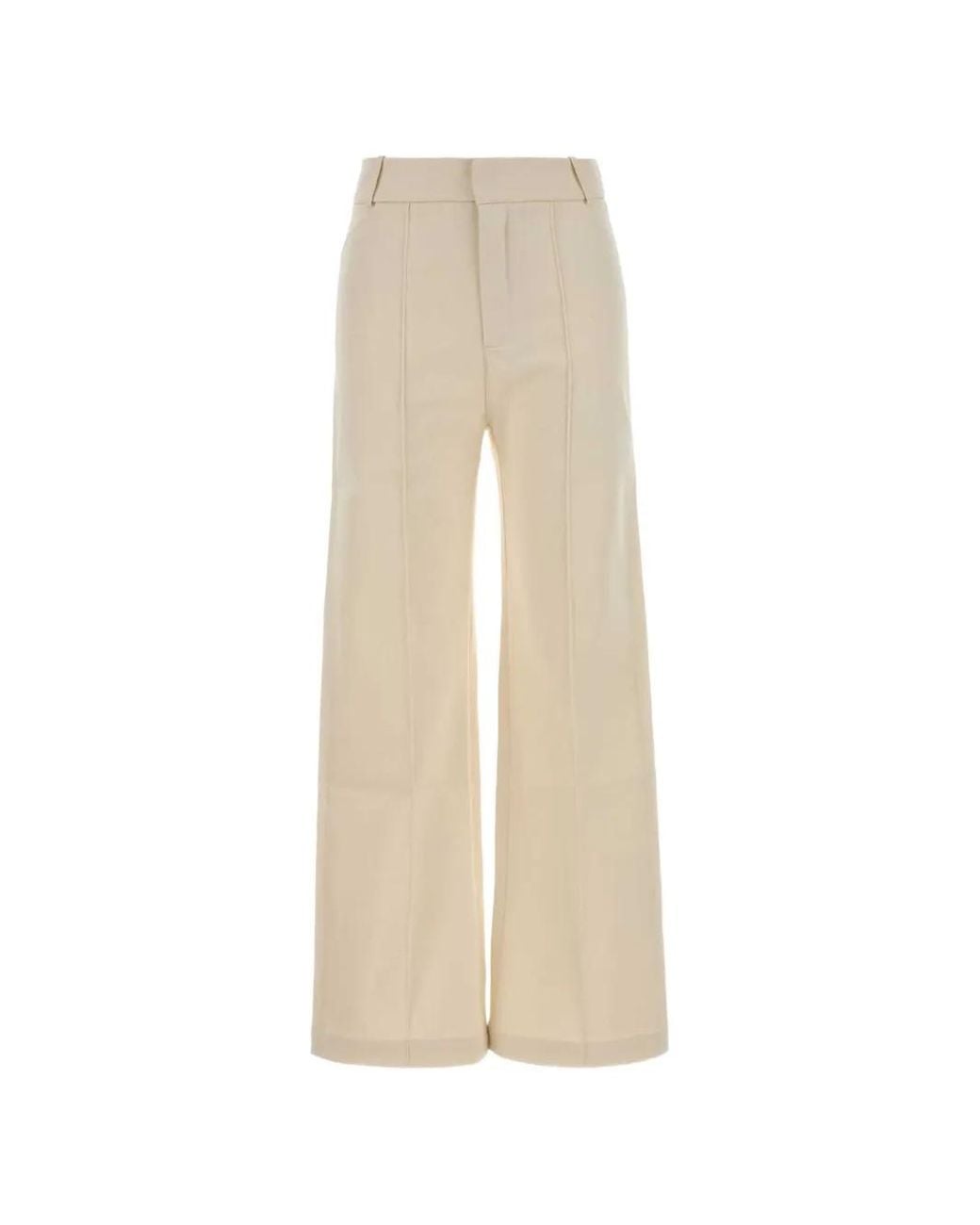 D'Estree White Straight-Leg Jeans