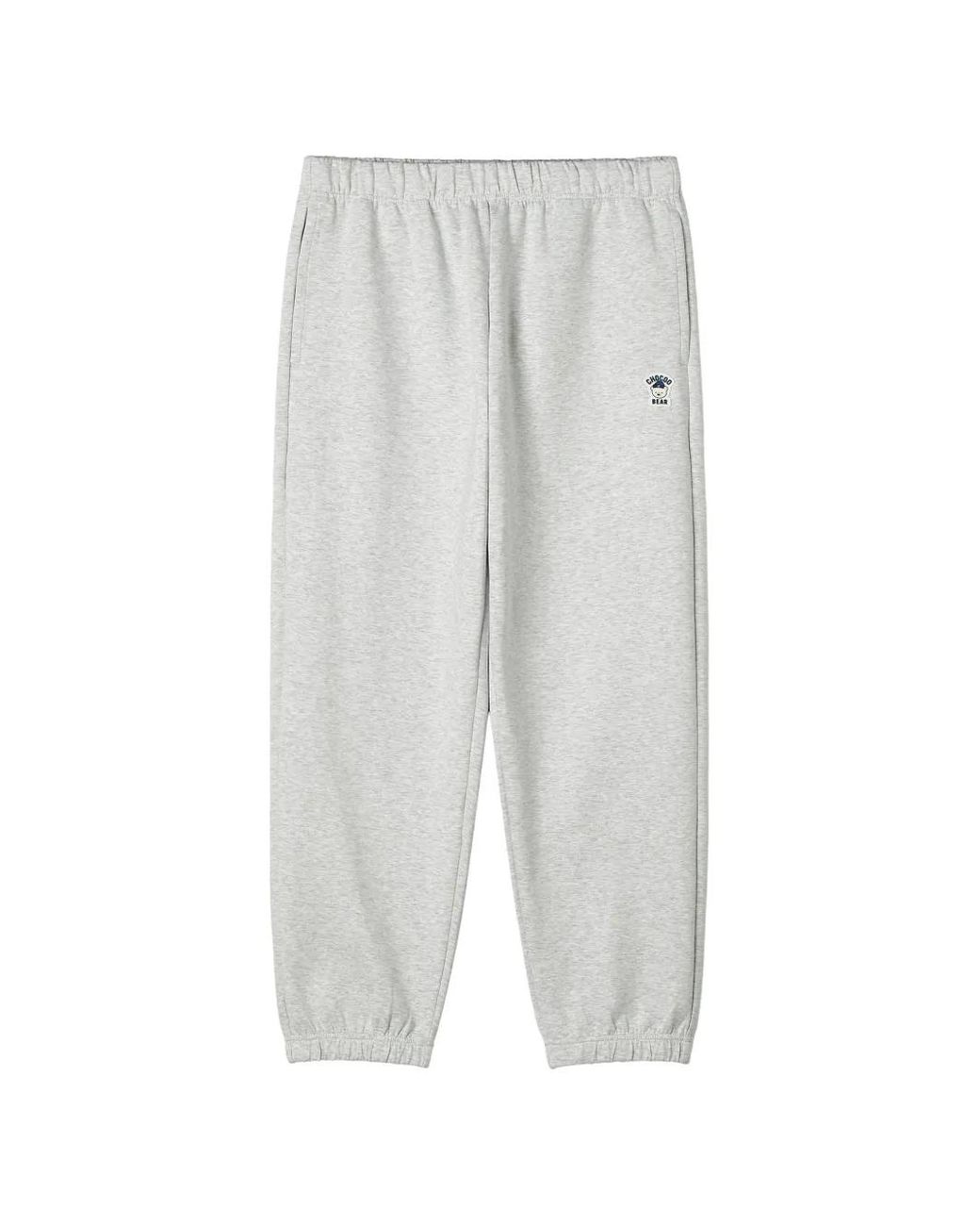 Chocoolate White Logo-Patch Track Pants for men