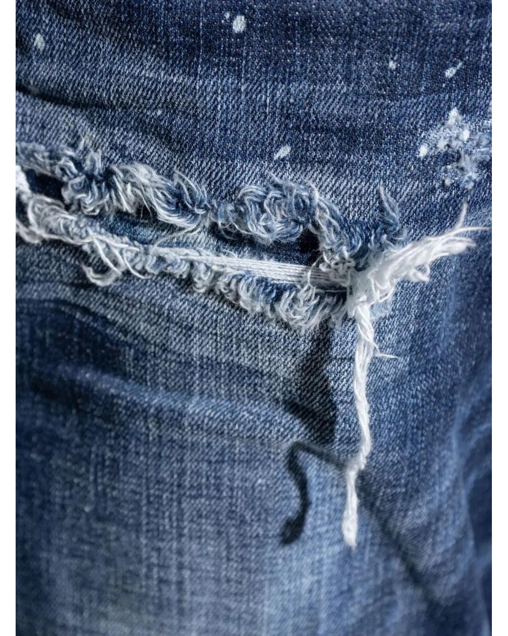 DSquared² Blue Straight Jeans for men