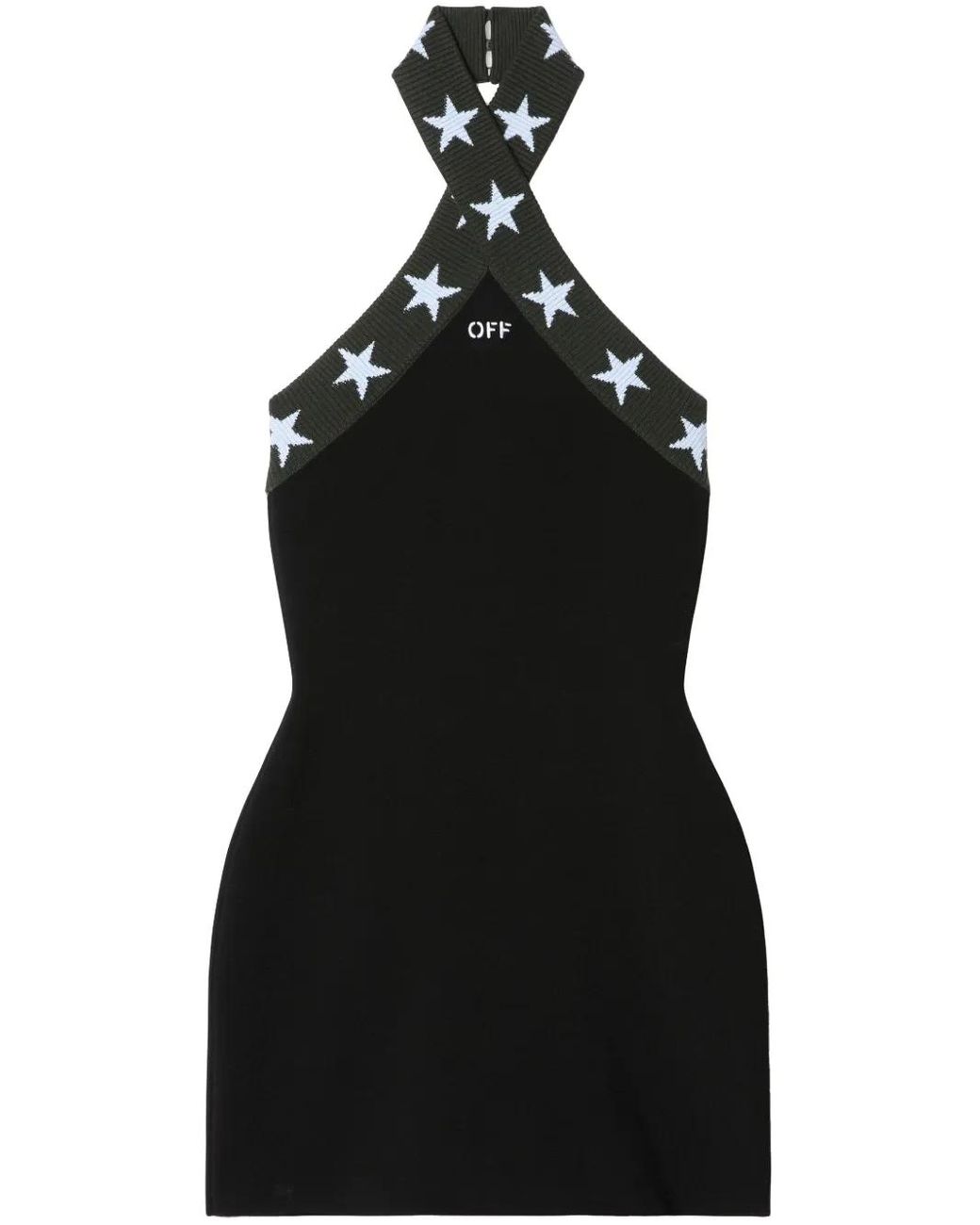 Off-White c/o Virgil Abloh Black Star Mini Dress