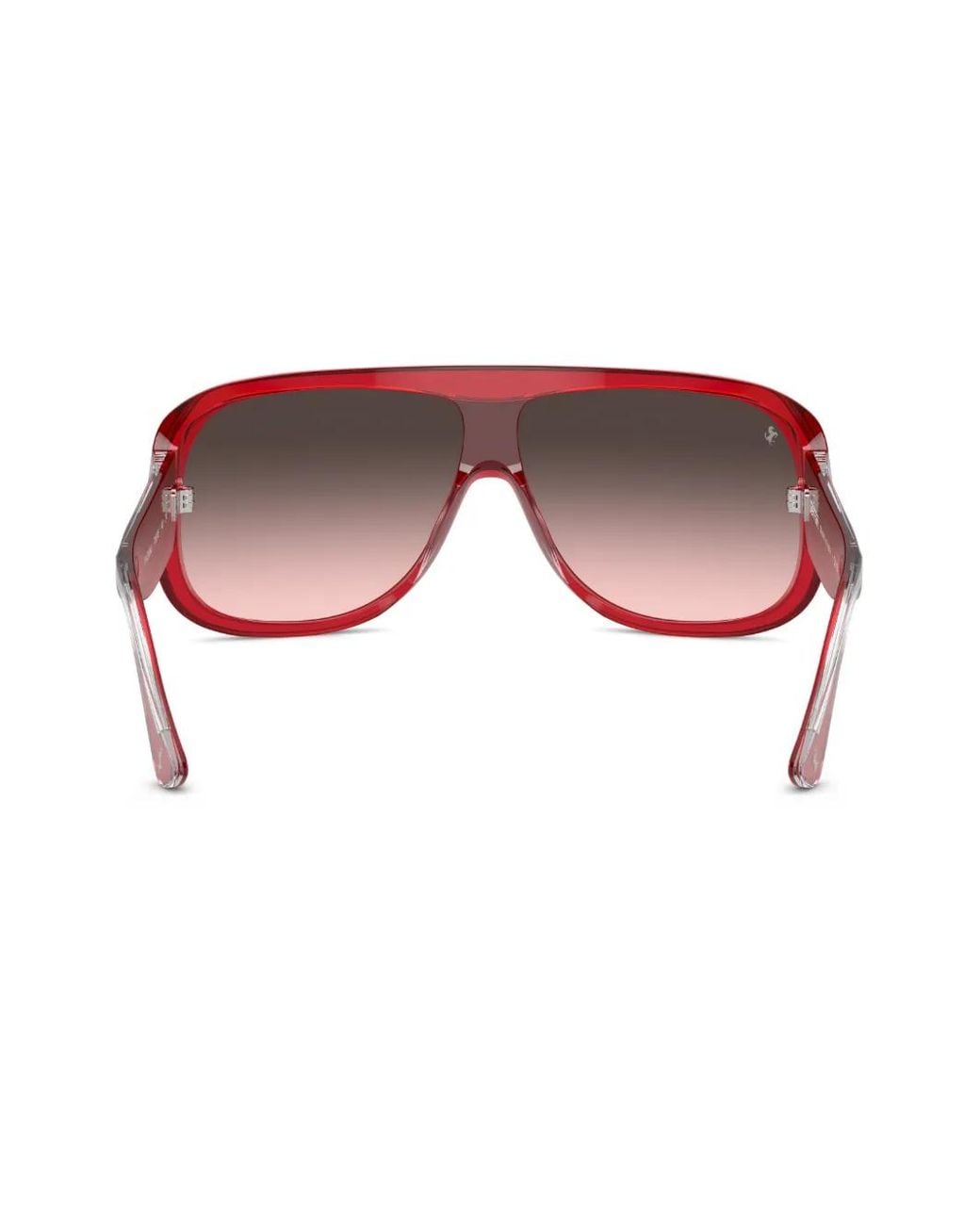Ferrari Red Oversized Frame Sunglasses