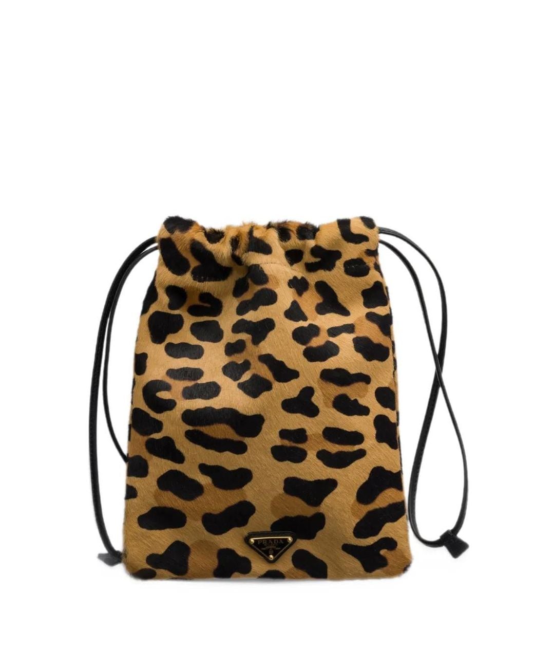 Prada Black Smartphone-Tasche Mit Print