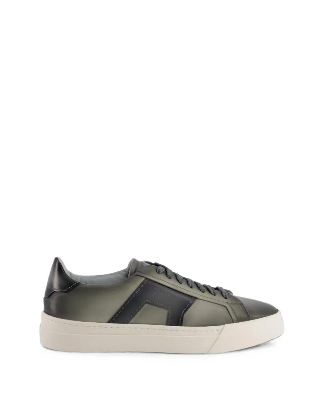 Santoni Multicolor Logo-Patch Sneakers for men