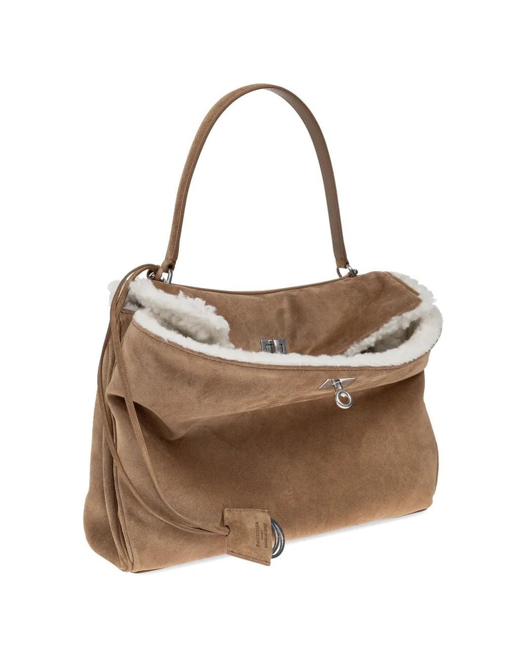 Balenciaga Brown Medium Rodeo Tote Bag