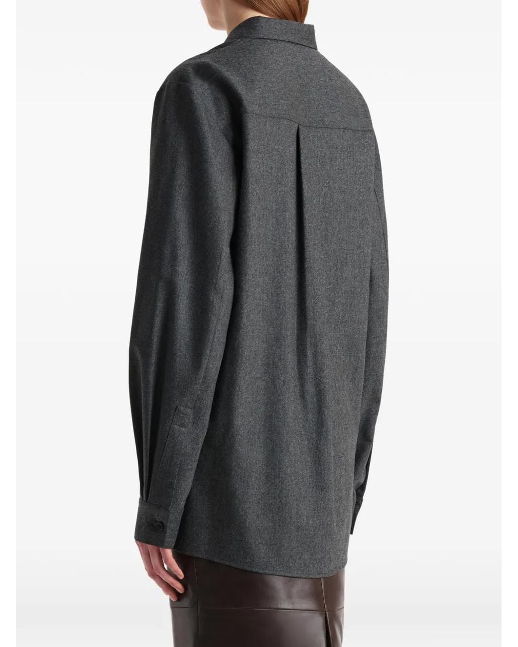 Khaite Gray Auryn Top
