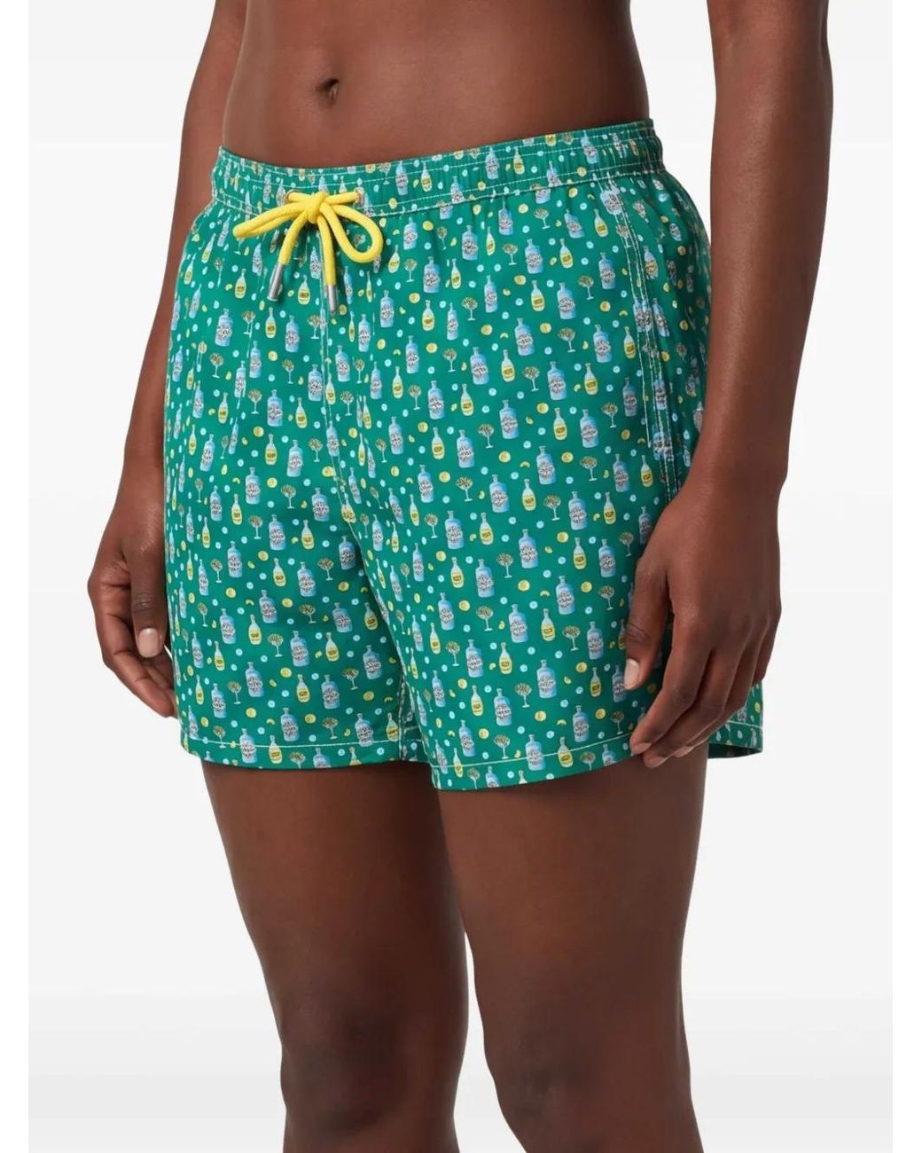 Mc2 Saint Barth Green Lighting Swim Shorts for men