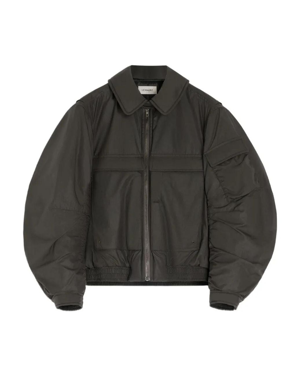 Lemaire Black Detachable-Collar Puffer Jacket