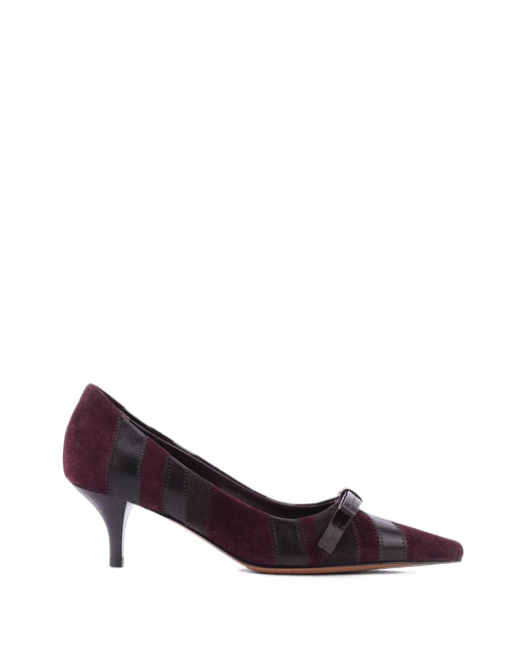 Roberto Festa Red Kande Bow-Detail Panelled Pumps