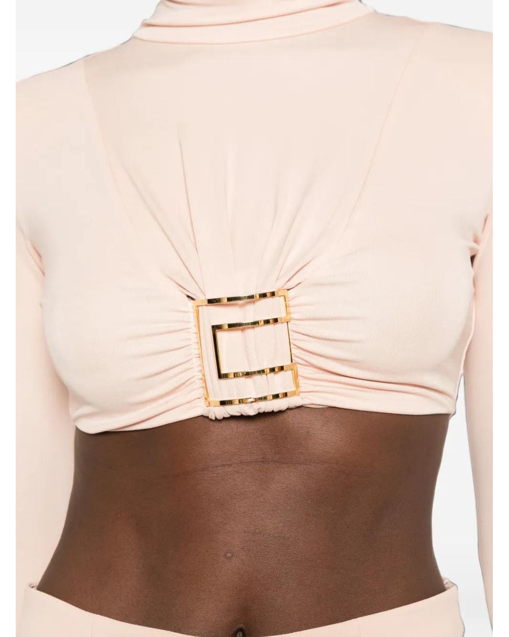 Elisabetta Franchi Pink Bodysuit