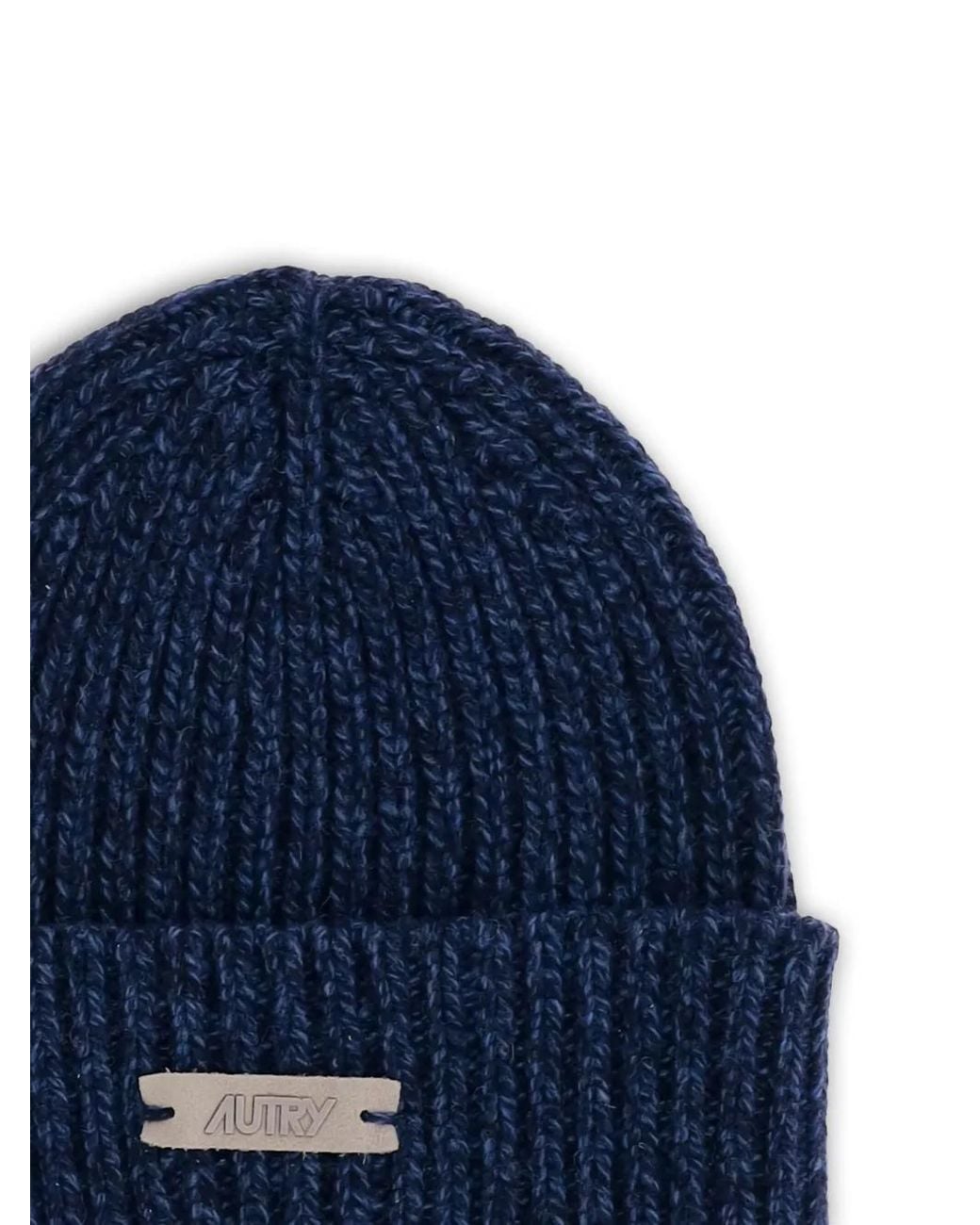 Autry Blue Beanie Main Unic Knit for men