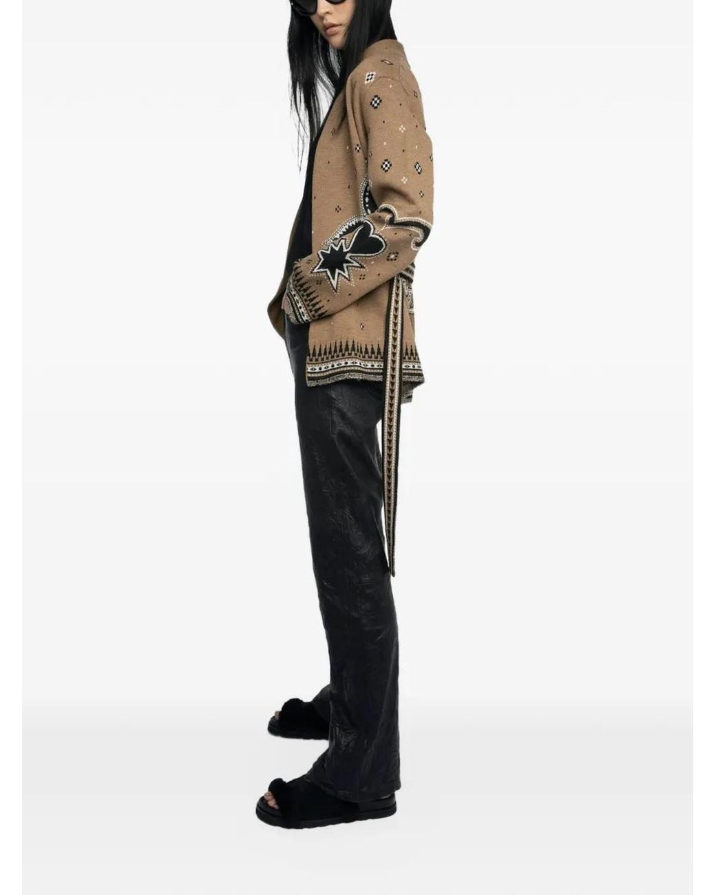 Zadig & Voltaire Natural Kala Wool Cardigan