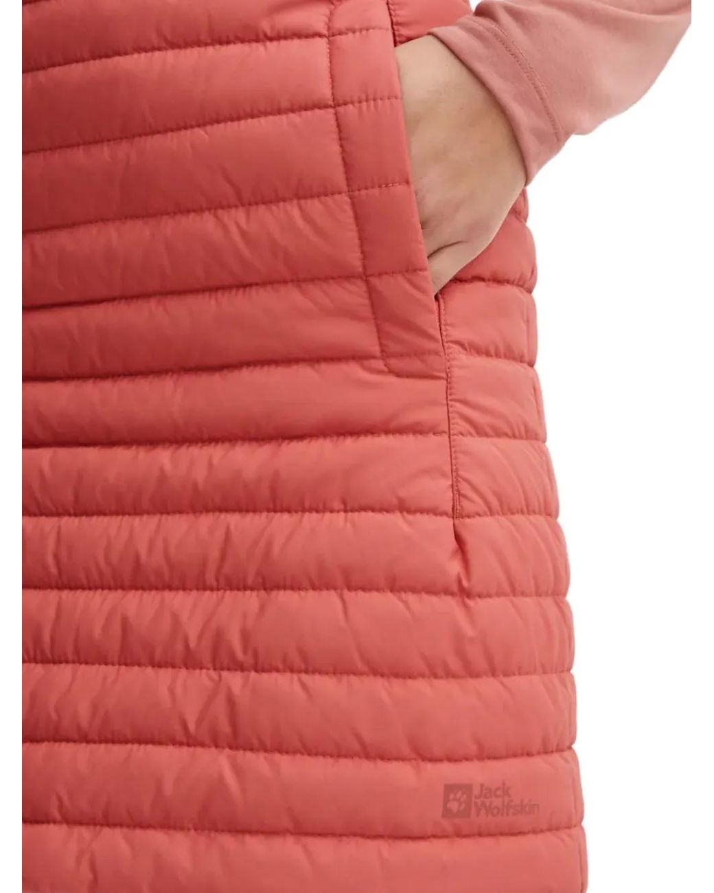 Jack Wolfskin Red Iceguard Quilted Mini Skirt