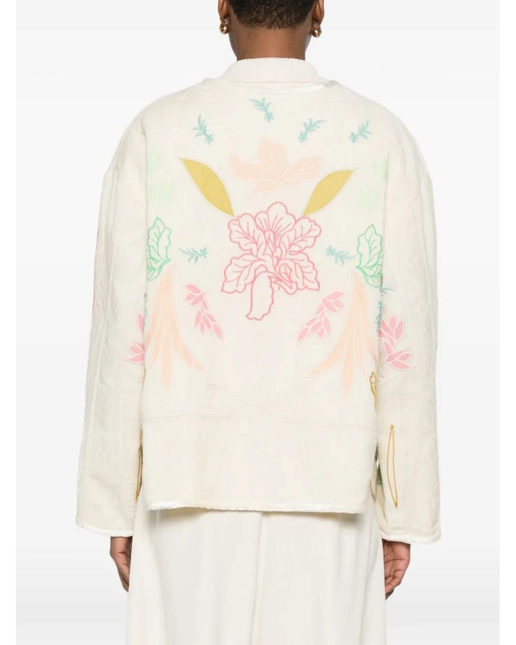 Forte_forte White Tweed Wool Jacket