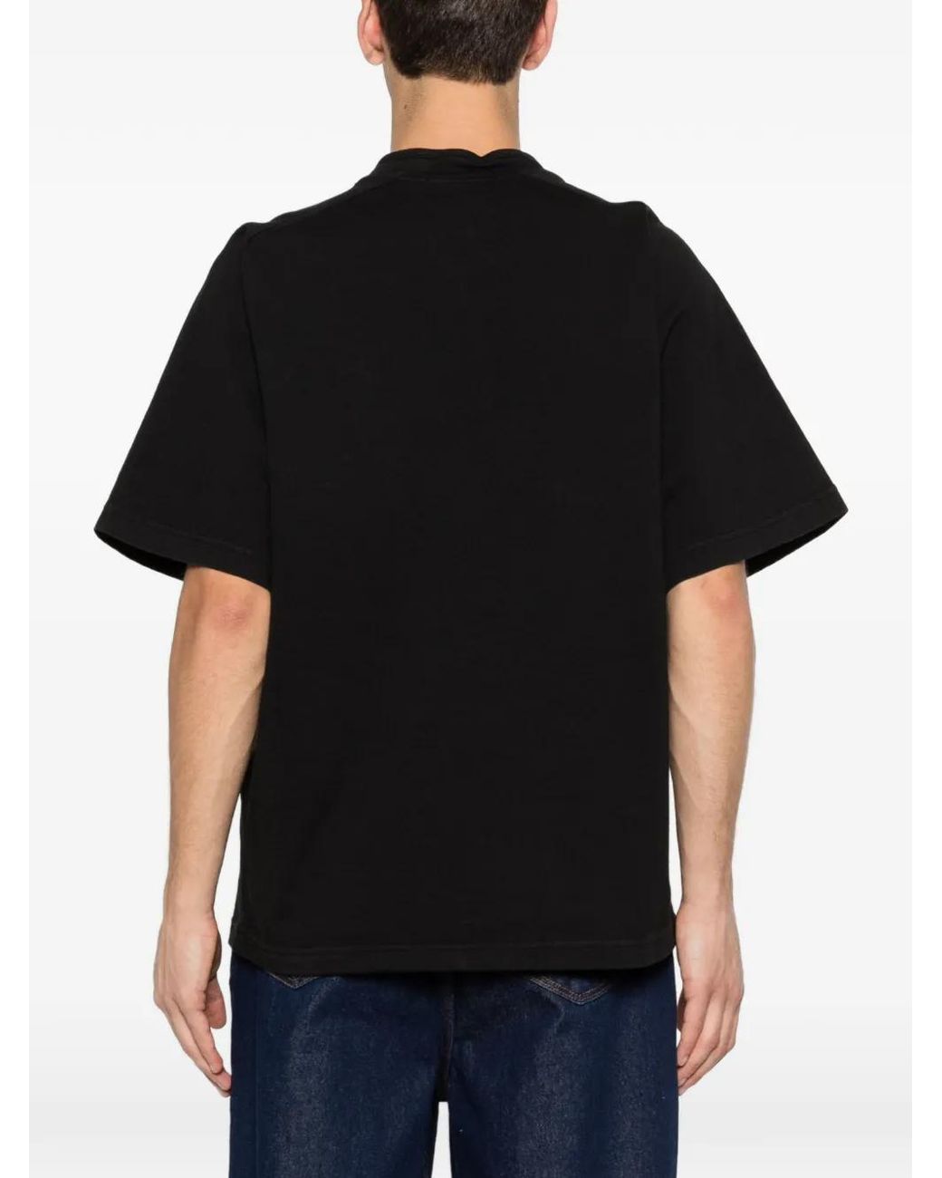 Stone Island Black 6100029 Heavy Organic Cotton Jersey T-Shirt for men