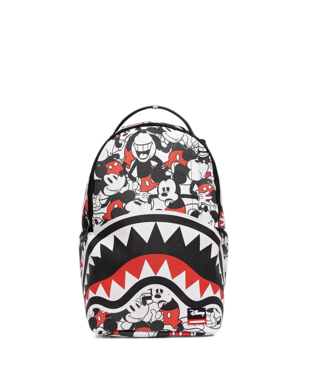 Sprayground White X Mickey Mouse Zip-Fastening Backpack