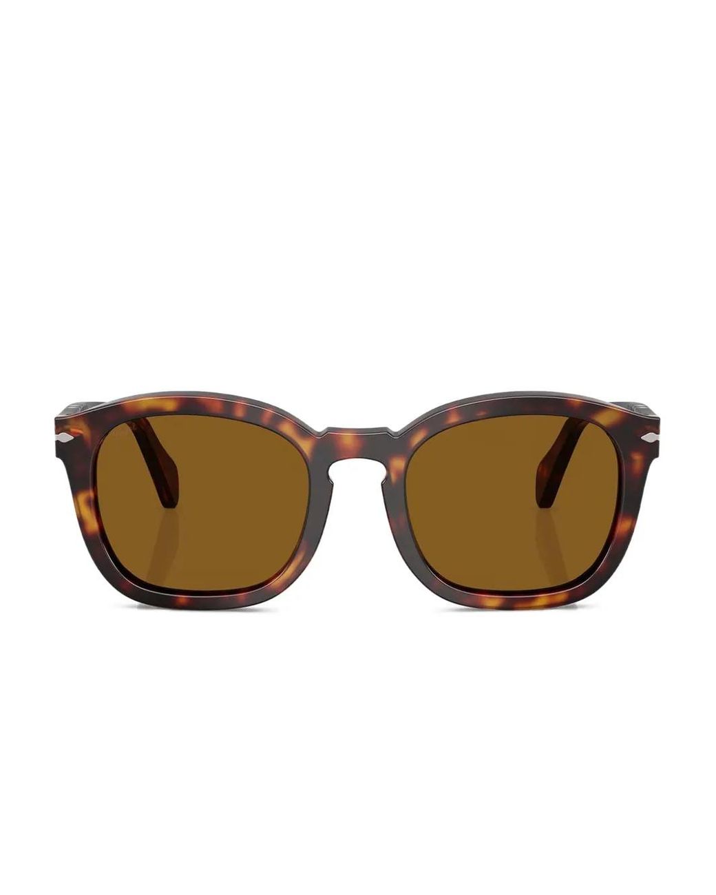 Persol Brown Tortoiseshell-Pattern Sunglasses