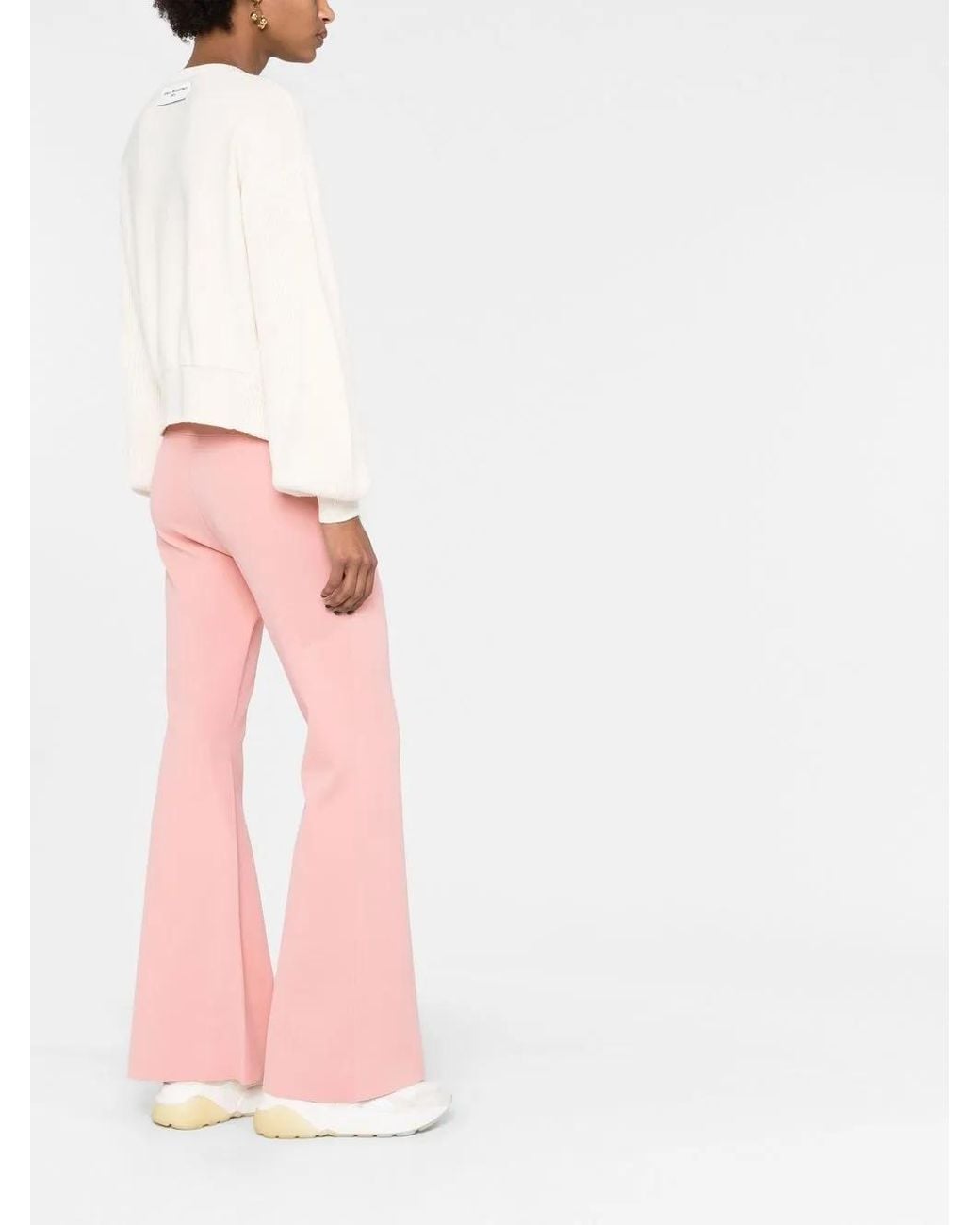 Stella McCartney White Logo-Patch Jumper