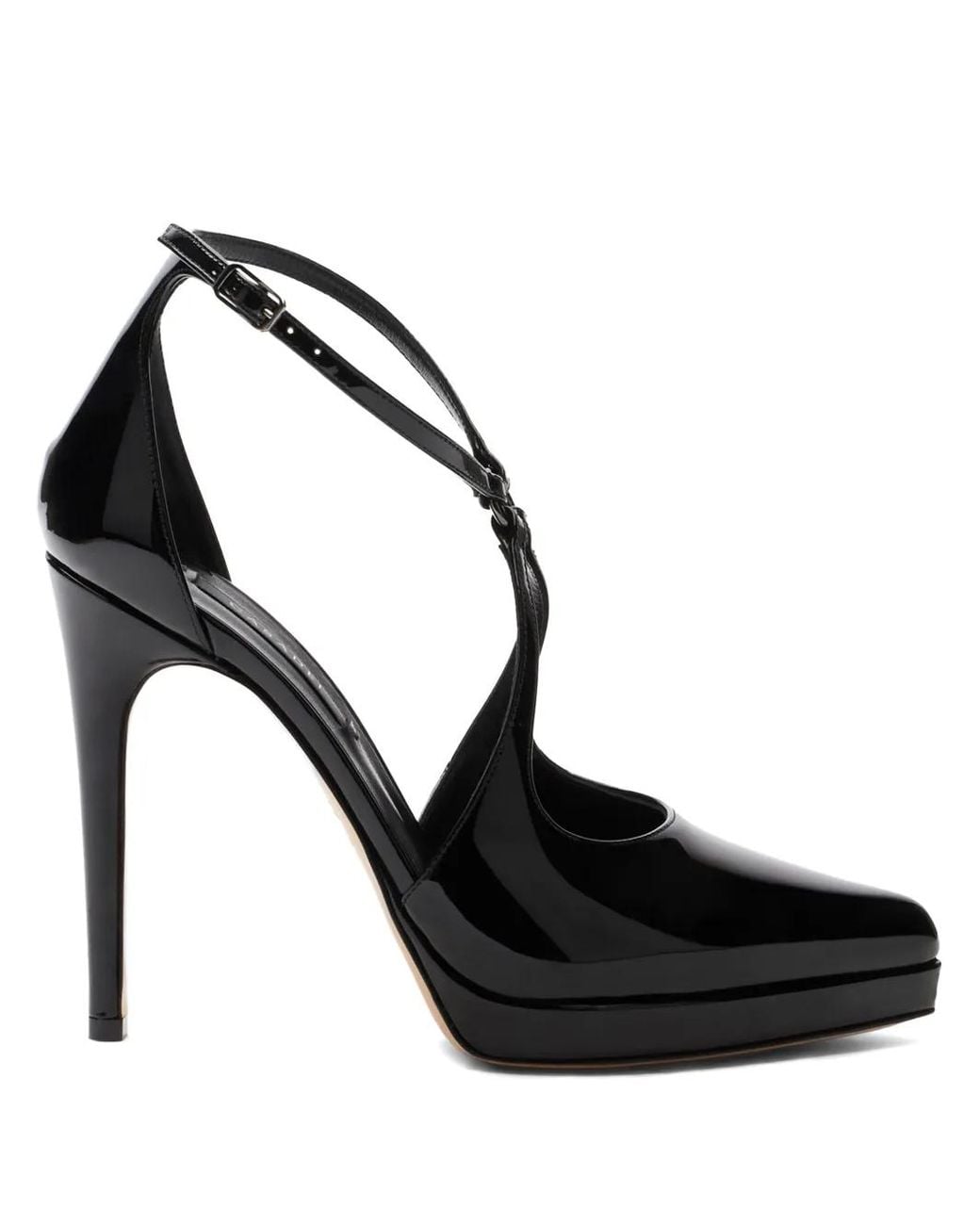 Casadei Black 100Mm Milonga Pumps