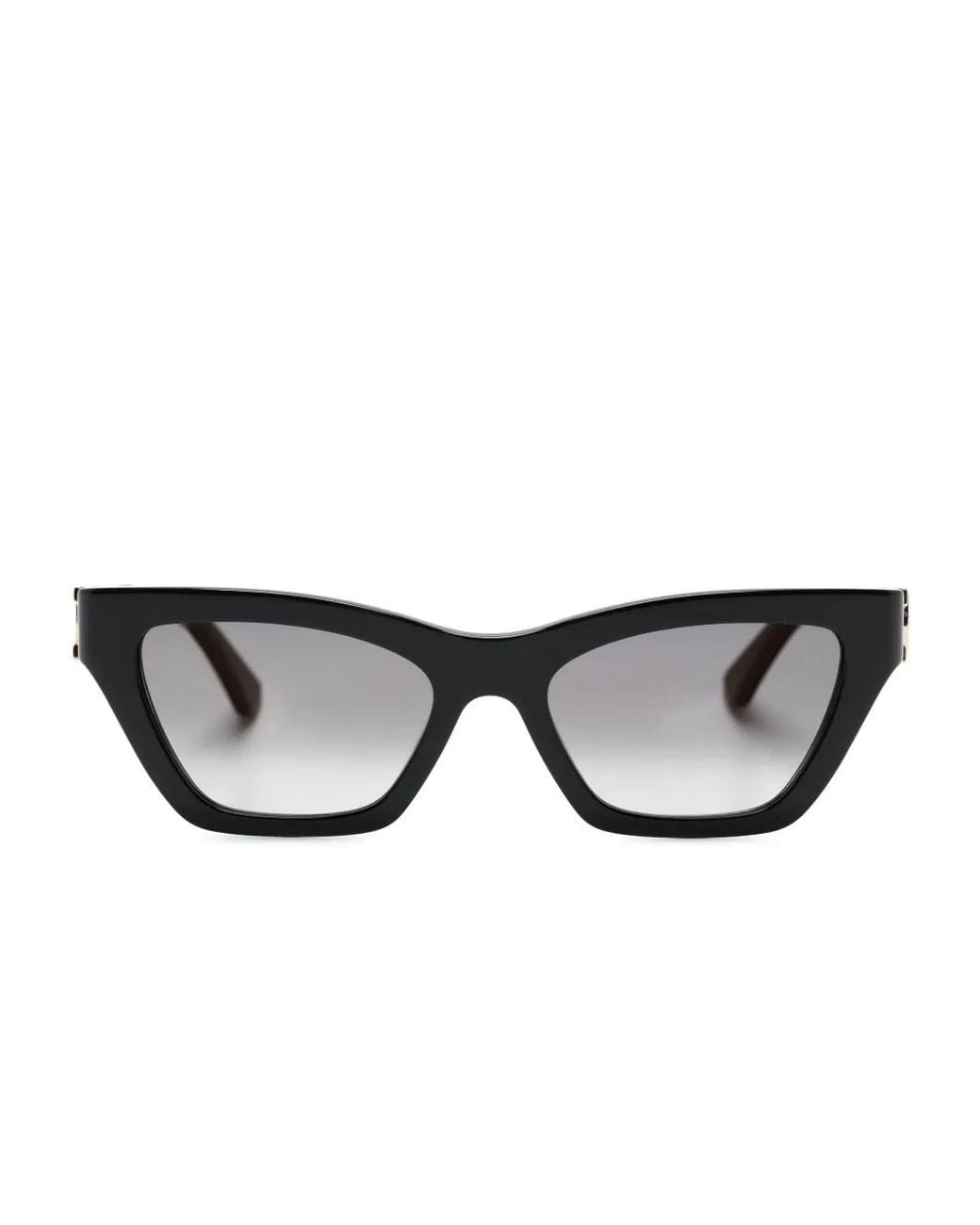 Cartier Black Cat-Eye Frame Sunglasses