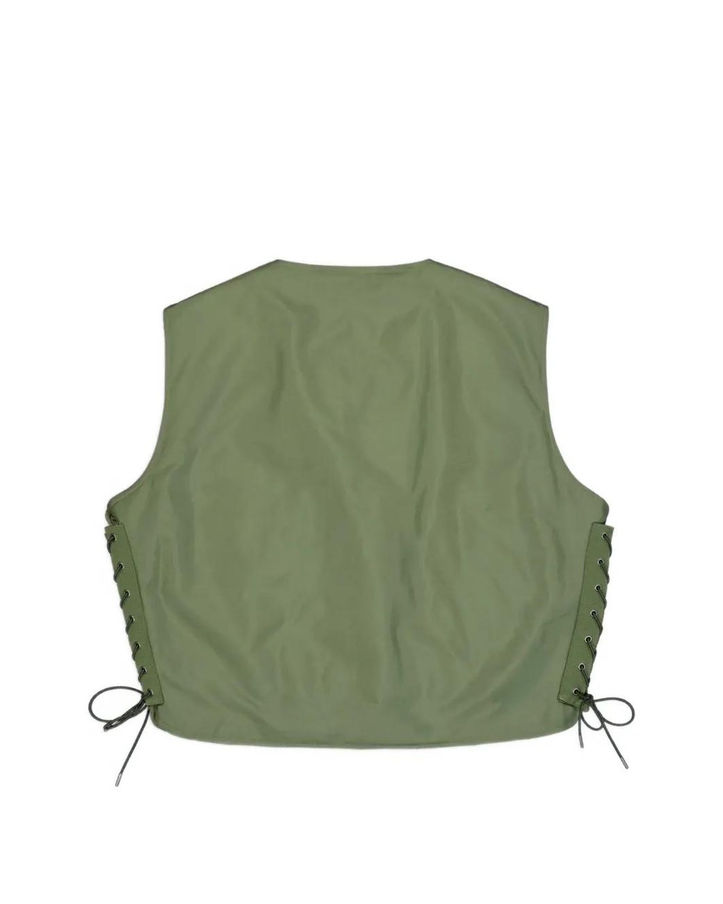 Alpha Industries Green Side-Tie Vest for men