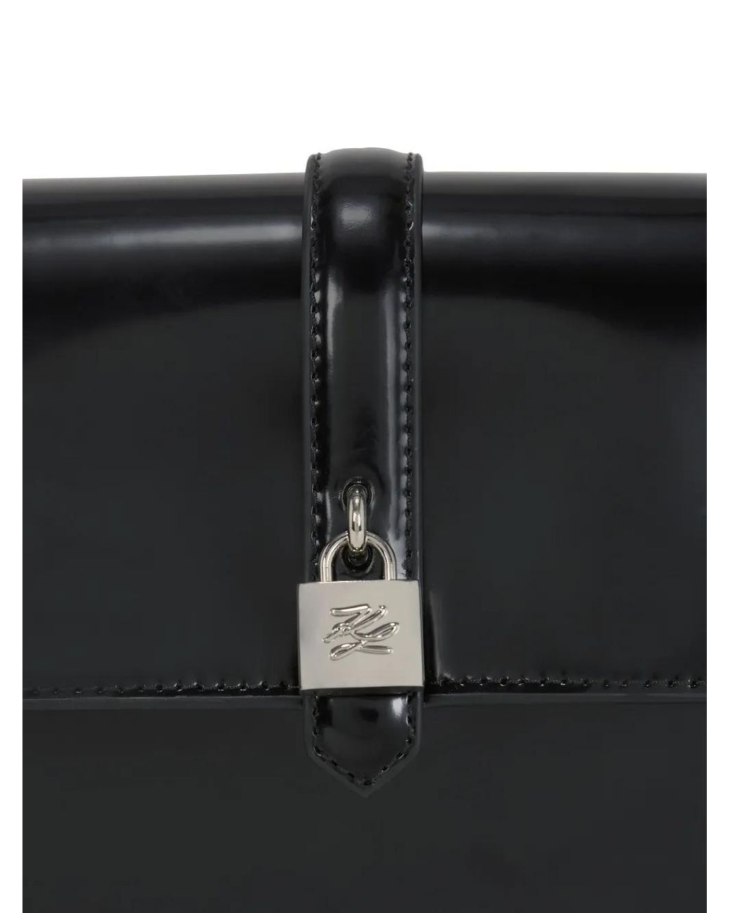 Karl Lagerfeld Black K/Autograph Shoulder Bag