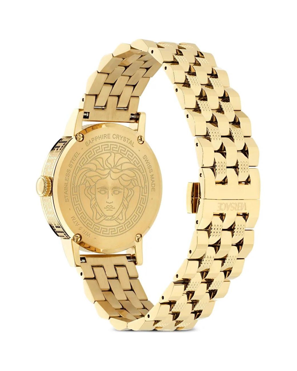 Versace Edelstahl 40Mm in Metallic für Herren