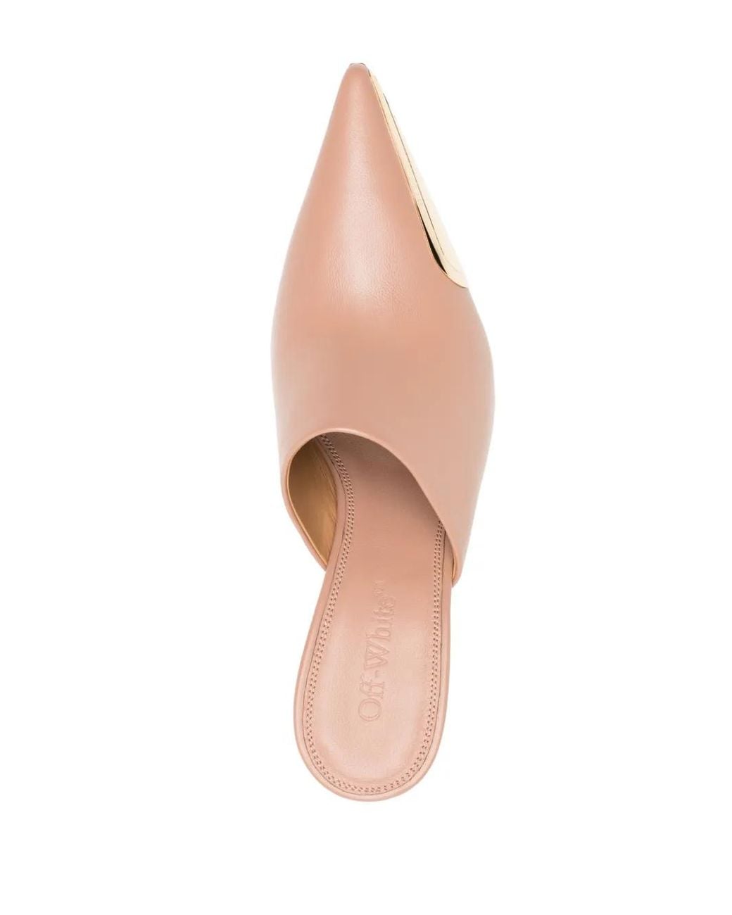 Off-White c/o Virgil Abloh Pink Allenframe Leather Mules