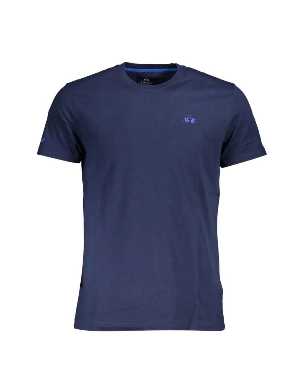 La Martina Blue Short-Sleeve T-Shirt for men
