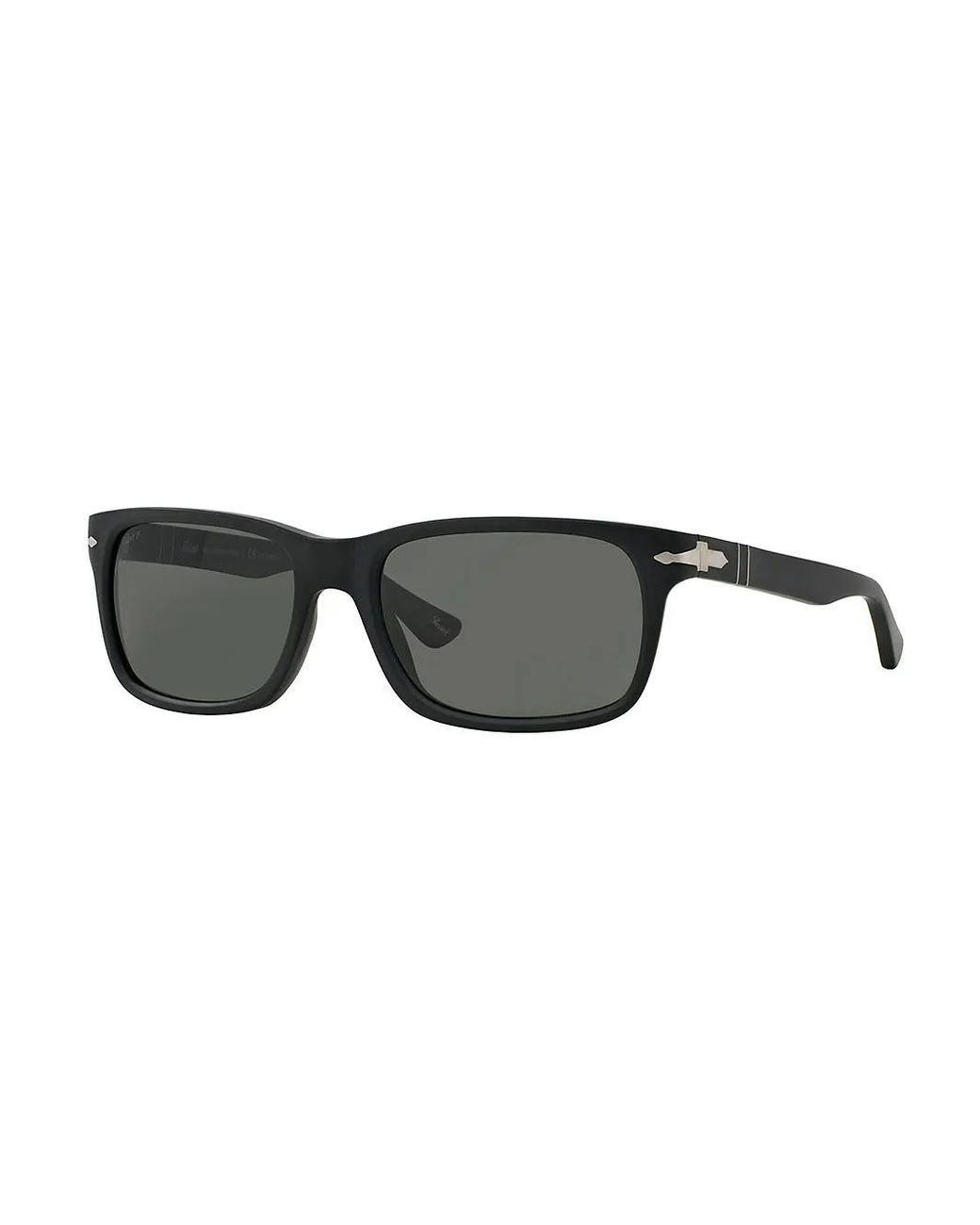 Persol Black Square-Frame Sunglasses