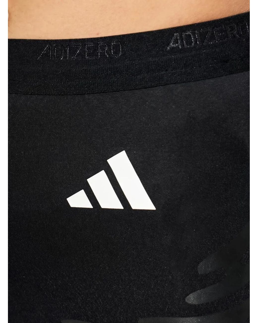 Adidas Black Adizero Control Running Short Leggings