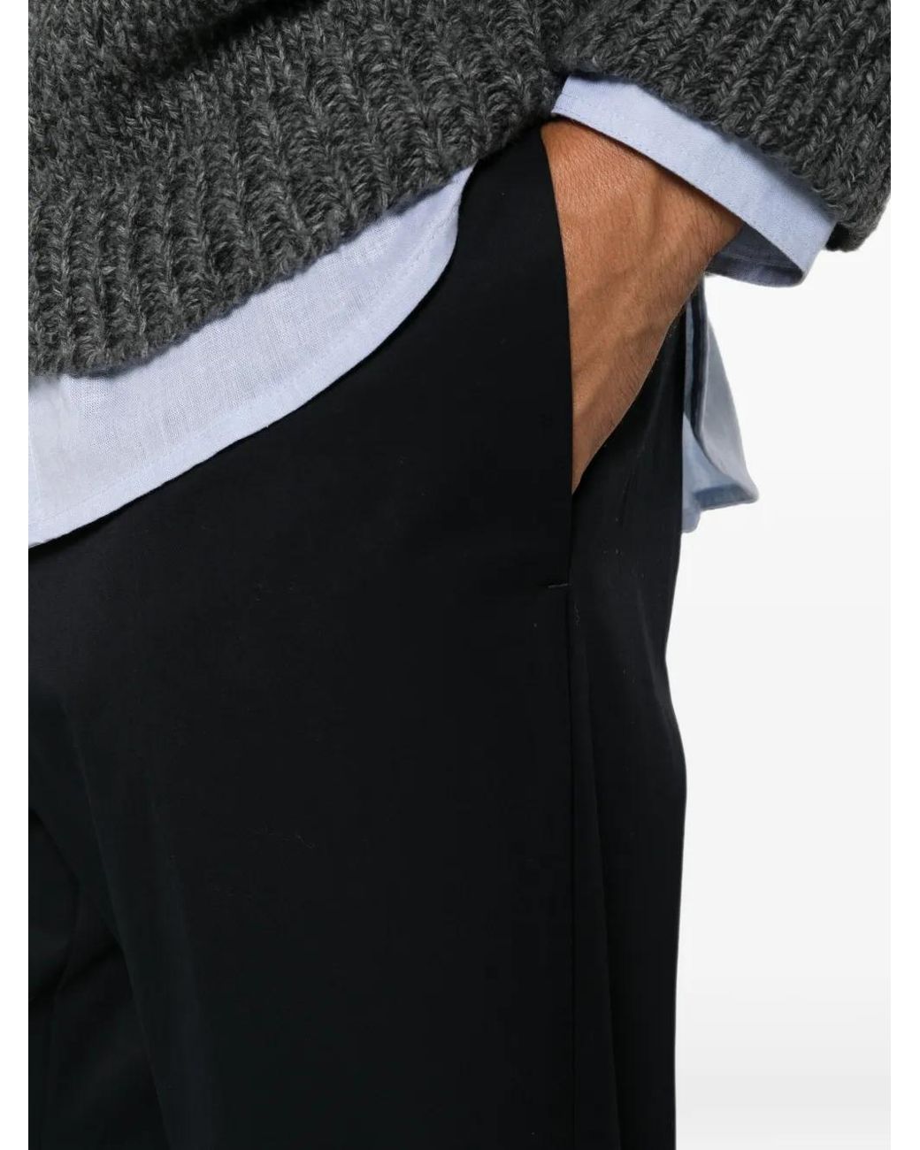 Jil Sander Blue Straight-Leg Trousers for men