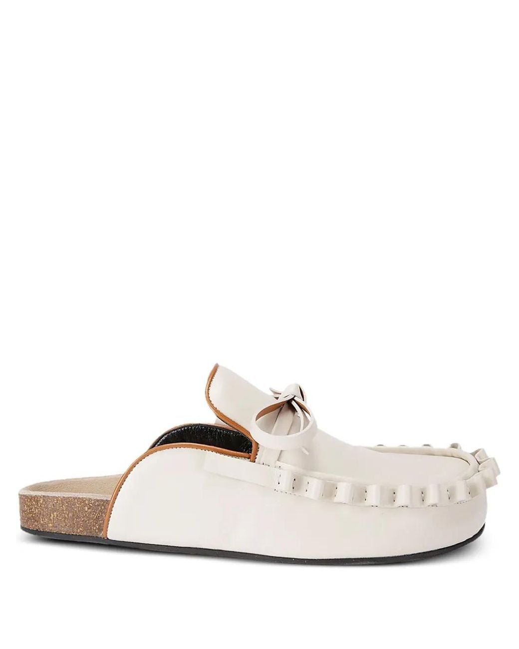 J.W. Anderson White Leather Loafers