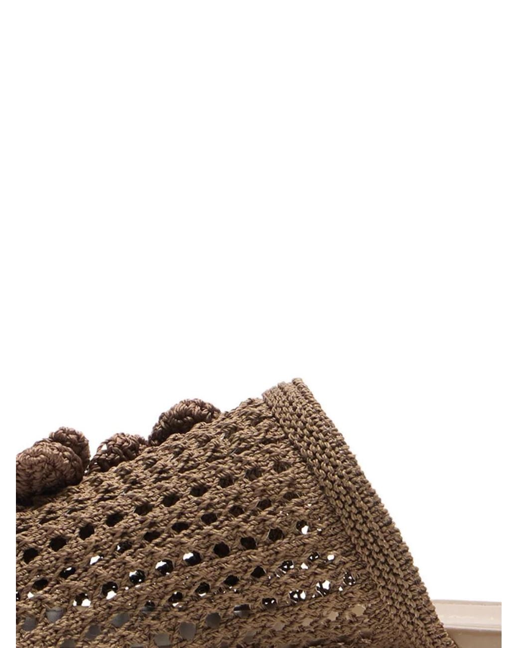 Stuart Weitzman Brown Mules Lotus