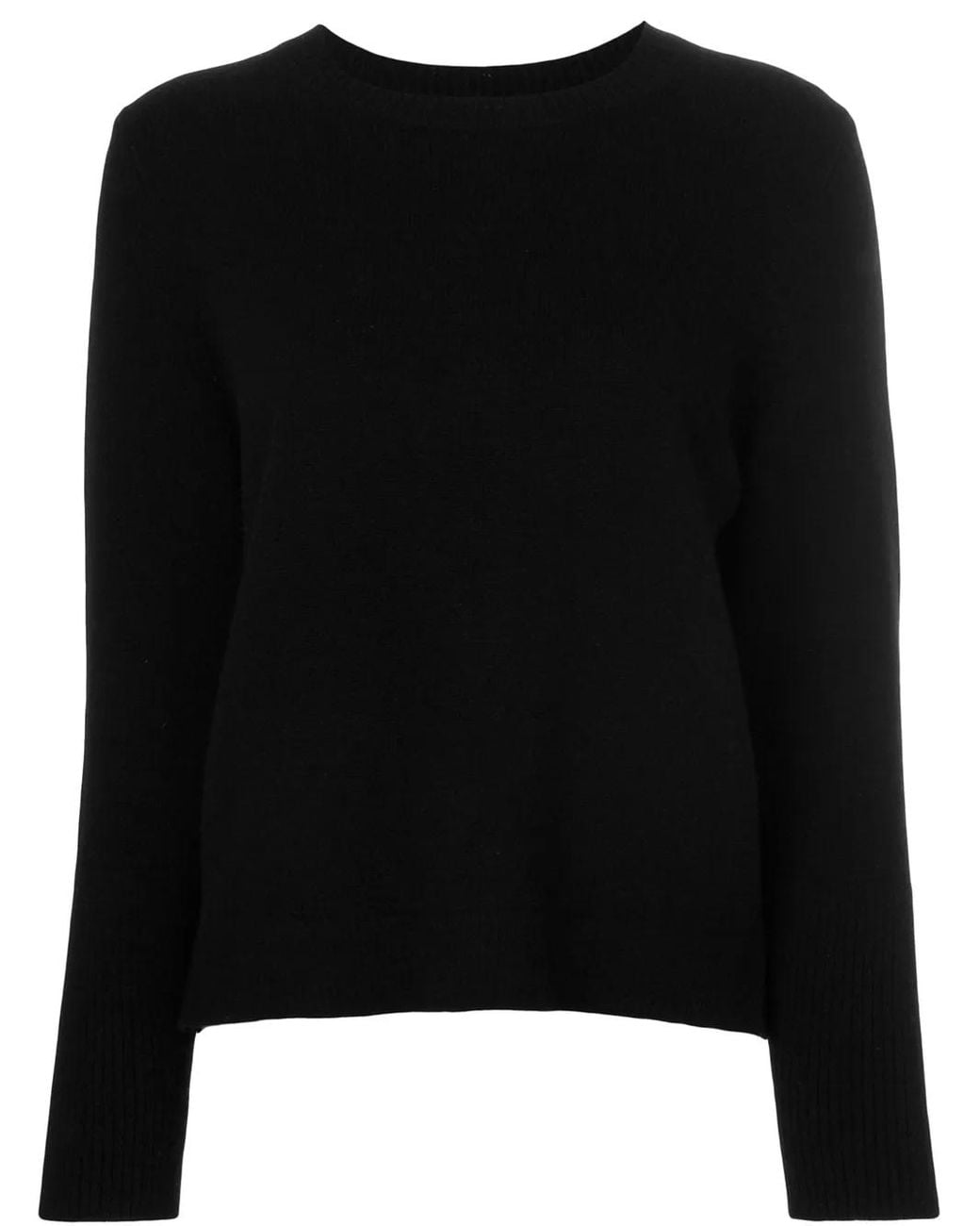 Chinti & Parker Black Boxy Cashmere Sweater