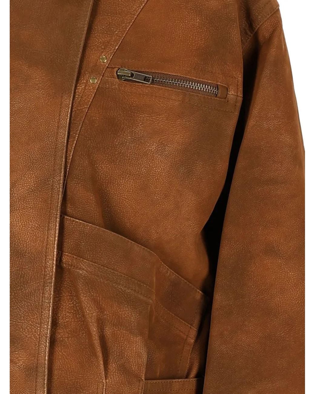Isabel Marant Brown Belma Biker Jacket