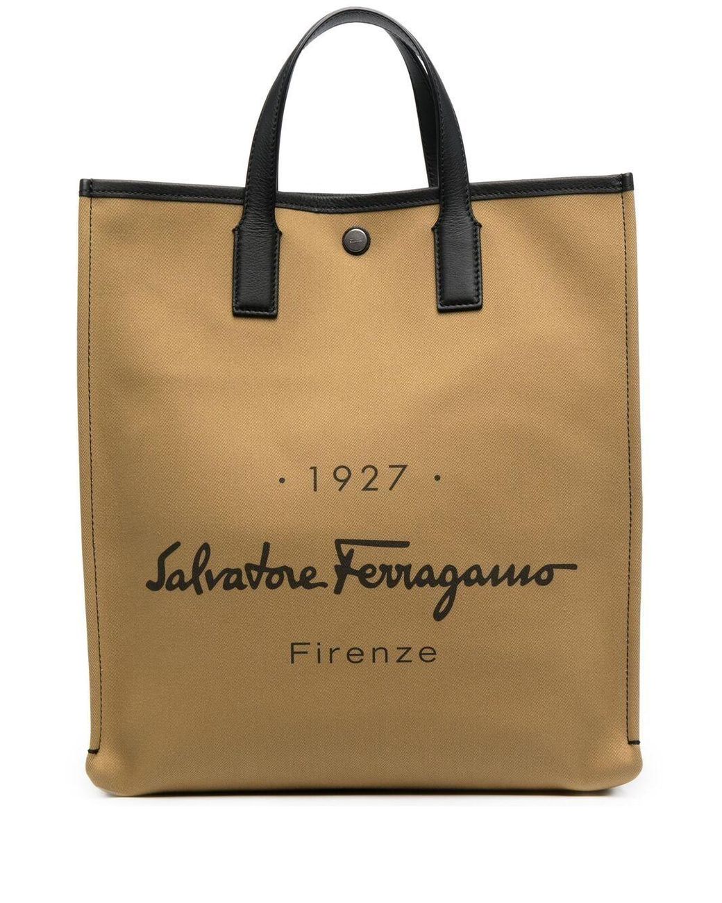 Ferragamo 1927 Logo-print Tote Bag - Lyst