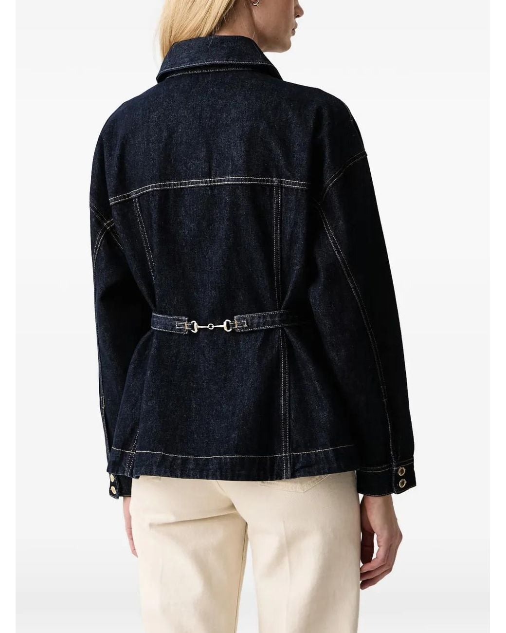 retroféte Blue Jeannie Denim Shirt