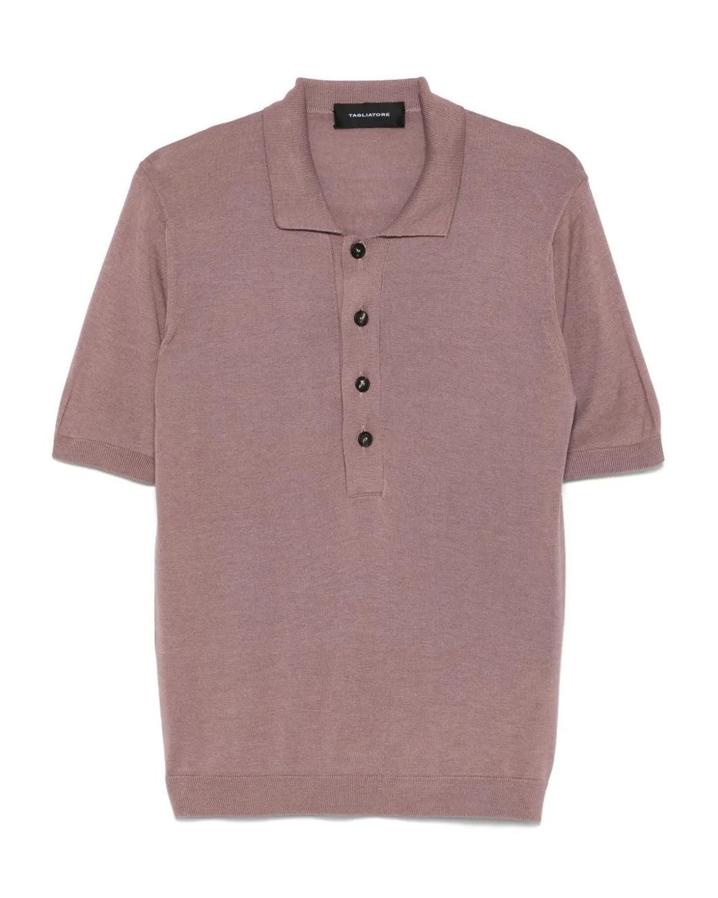 Tagliatore Purple Wiley Polo Shirt for men