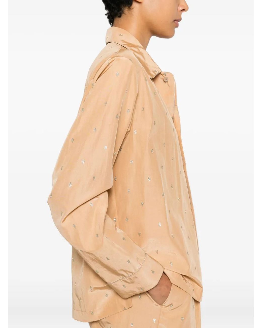 Forte_forte Natural Embellished Pocket Shirt